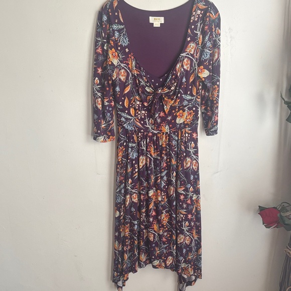 Anthropologie | Maeve Beloved Purple High Low Dress Sz s - Picture 6 of 14